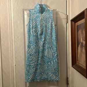 Lilly Pulitzer V Neck Collar Dress